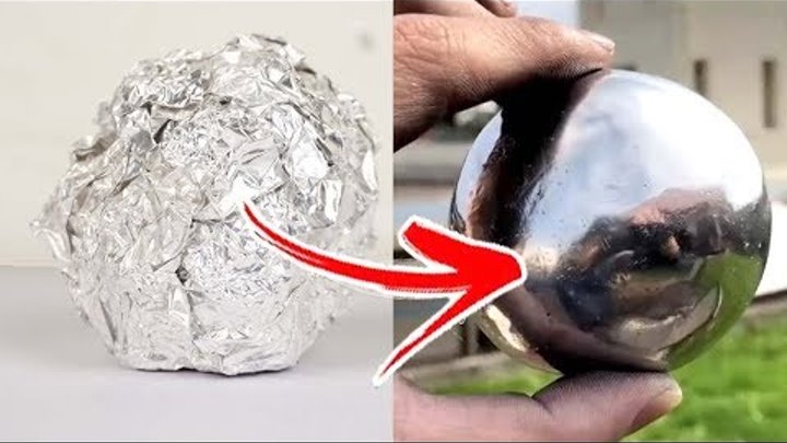 3 Easy Steps To Make a Polished Aluminum Foil Ball - Japanese Foil Ball