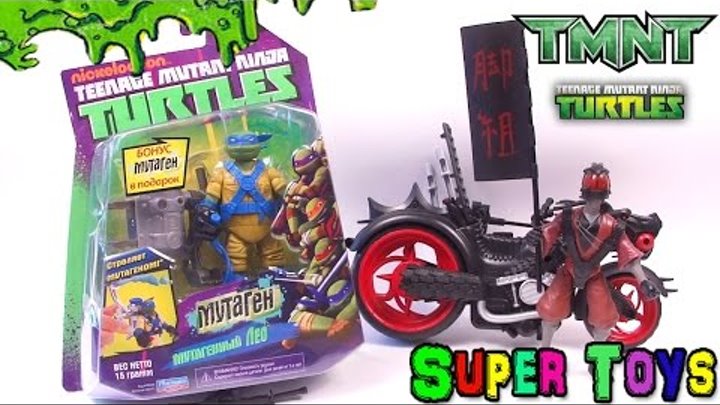 Черепашки Ниндзя: обзор игрушки Леонардо с мутагенной катапультой/Teenage Mutant Ninja Turtles toys