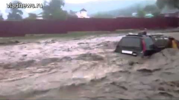 Потоп в приморском поселке Екатериновка