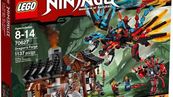 Лего Ниндзяго 70627 Кузница Дракона. Обзор LEGO Ninjago Dragon's Forge