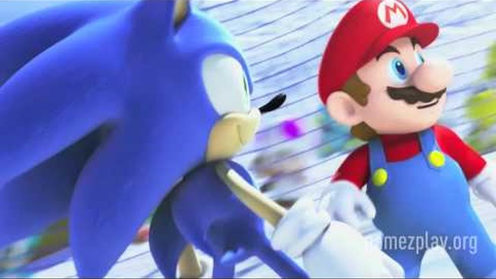Mario & Sonic at the Olympic Winter Games Vancouver 2010 NEW HD video game trailer