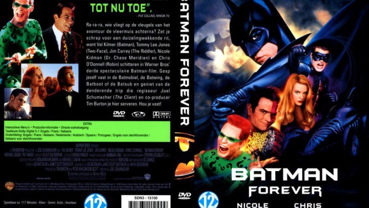 Бэтмен навсегда (1995) Детектив, Фантастика,