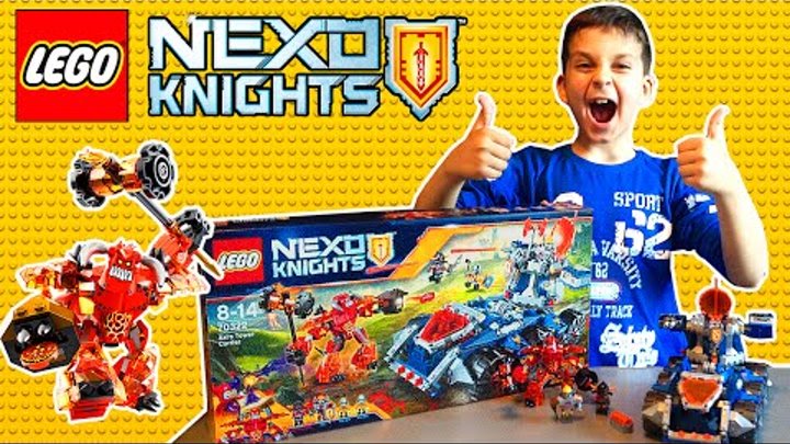 #ЛЕГО НЕКСОНАЙТС НОВИНКА ВТОРОГО ПОЛУГОДИЯ ТЯГАЧ АКСЕЛЯ 70322 #Lego Nexo Knights Axl`s Tower Carrier