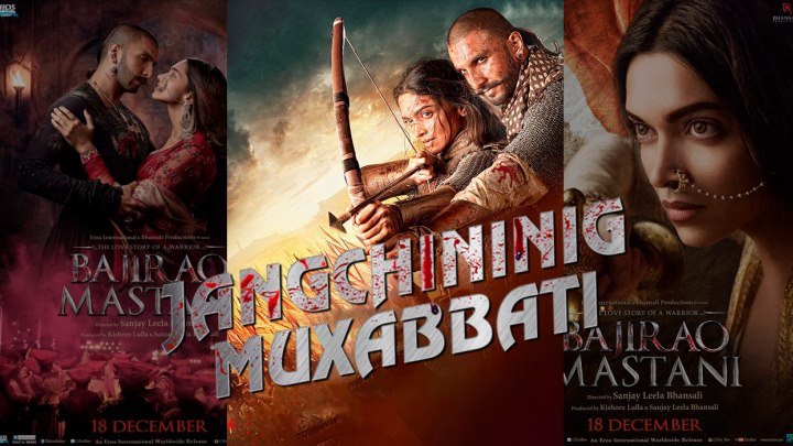 Jangchining Muxabbati / Bajirao Mastani (uzbek tilida hind kino)2015 1080p