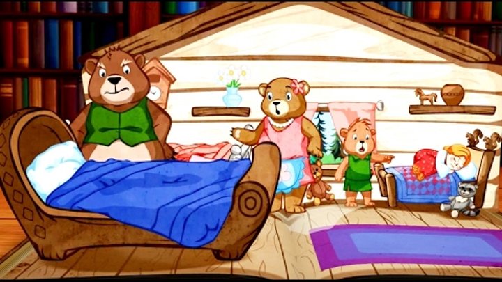 Сказка Три медведя - Мультик для Детей - The Three Bears - KIDS CARTOON