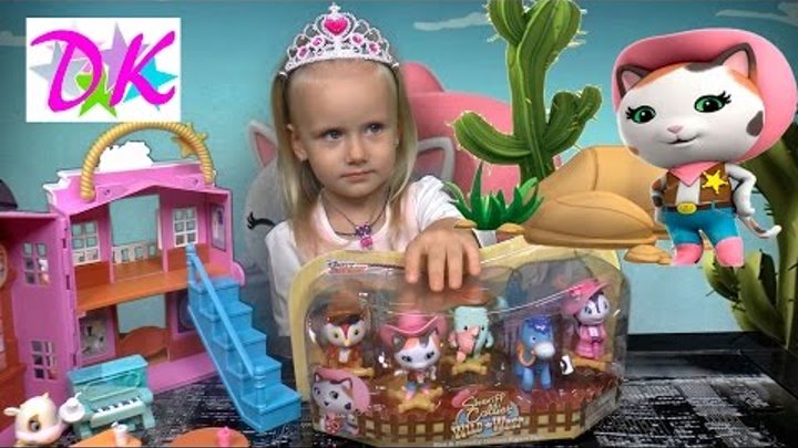 ШЕРИФ КЕЛЛИ и дикий запад на русском Обзор набора игрушек Shirif Callie Junior toys мультфильм