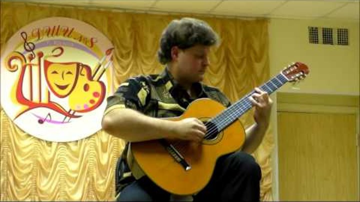 Сергей Гаврилов (гитара) играет свою пьесу "Прощание с Аргентиной" (Танго)