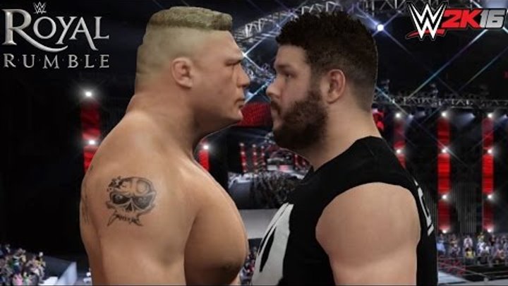 WWE 2K16 Royal Rumble 2016 comes to Suplex City! Kevin Owens & Brock Lesnar in the FINAL TWO!
