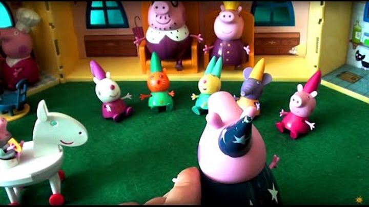 Peppa Pig свинка Пеппа и ее семья. Мультфильм для детей. Королевство Пеппы и Джорджа