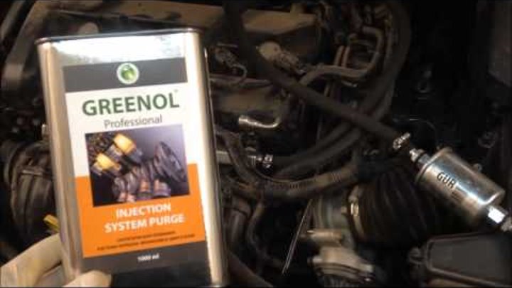 Промывка инжектора Greenol, промываем Ford Focus 2, инструкция.