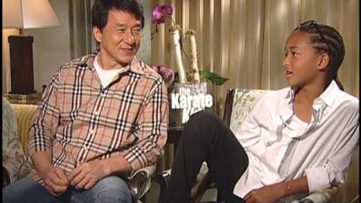 Jaden Smith and Jackie Chan Interview for THE KARATE KID