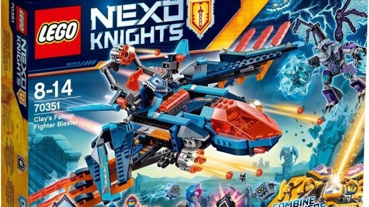 LEGO Nexo Knights 70351 Самолёт-истребитель Сокол Клэя. Нексо Рыцари Clay's Falcon Fighter Blaster