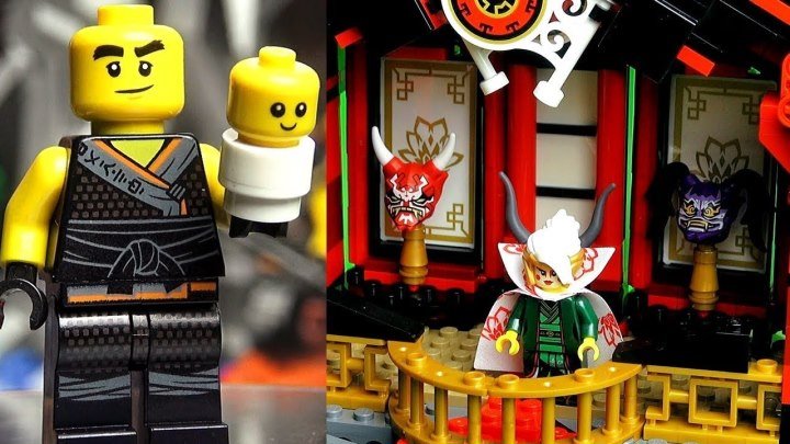 LEGO Ninjago 70643 Храм Воскресения Обзор. Они-маски Сынов Гармадона Ниндзяго 8 сезон