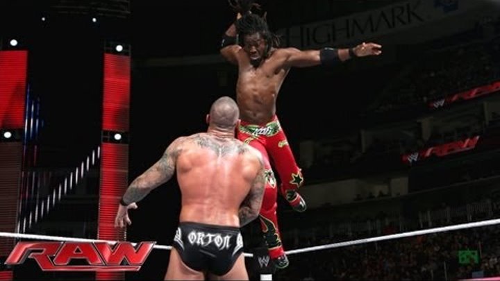 Kofi Kingston vs. Randy Orton: Raw, Oct. 7, 2013