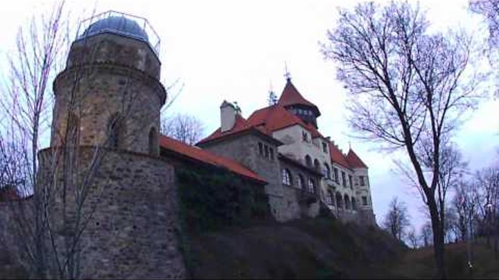 Замок Hnevin в городе Most Czech Republic