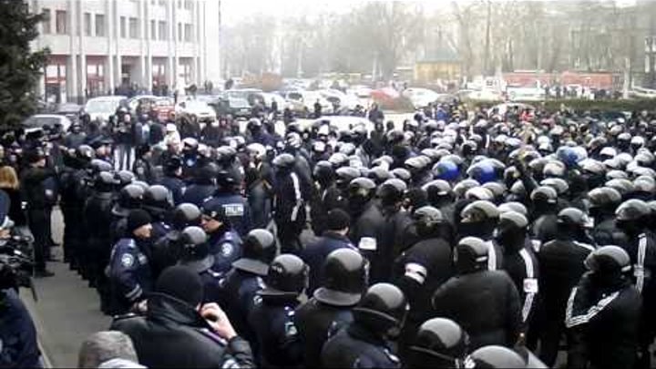 Штурм Одесской облгосадминистрации 19.02.2014