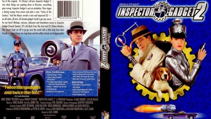 Инспектор Гаджет 2 (2003) Приключения, Семейный.