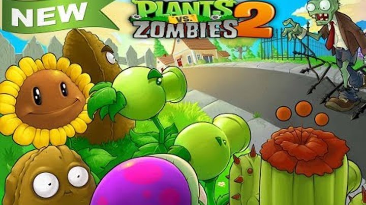 Зомби против растений скачать бесплатно играть онлайн видео 8-9 уровень прохождения