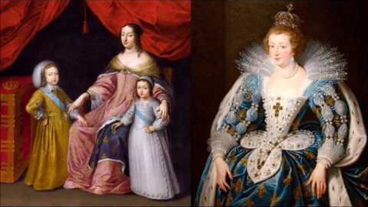 Анна Австрийская - королева Франции, жена Людовика 13-цатого и мать Людовика 14-цатого (Солнце).