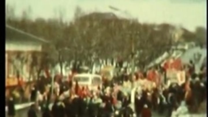 Первомай в Соликамске 1984г.