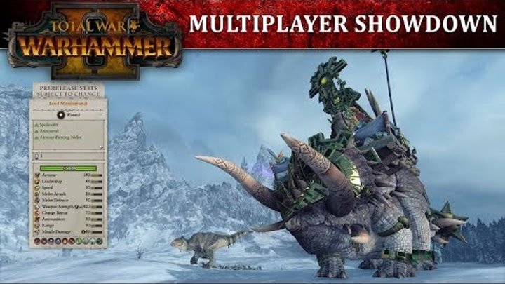 Total War: WARHAMMER 2 - Lizardmen vs High Elves Multiplayer Battle