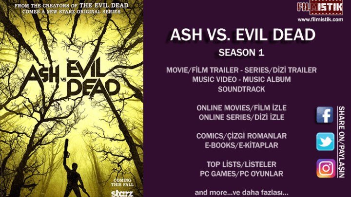 Ash vs Evil Dead - Season 1 fragman (türkçe altyazılı)