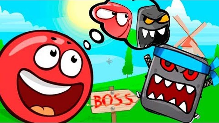 Красный шар мультик игра #2 Детский летсплей Red Ball игровой мультфильм для детей - несносный шар