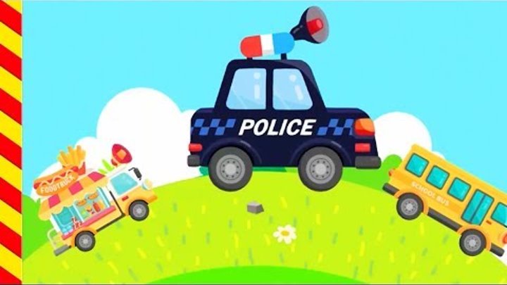 Мультик про полицию. Полицейская машина для детей. Машинки детям 5 лет. Полиция с мигалками погоня