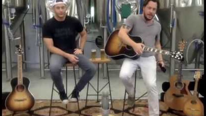 Jensen Ackles & Steve Carlson - stageit concert at the FBBC