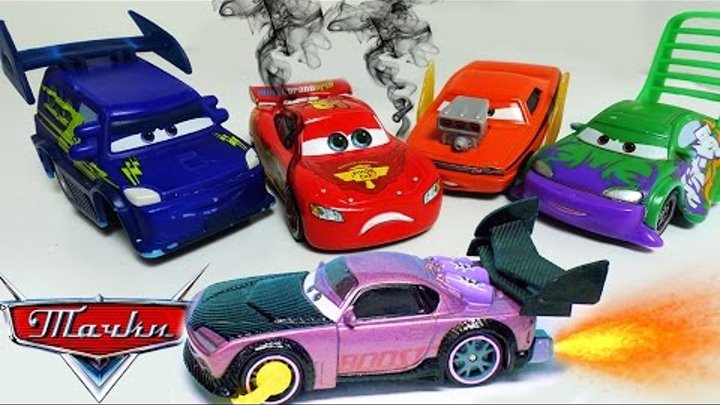 Тачки Маквин ГОНКА Уличные Гонщики Новые серии мультики про машинки для детей Игрушки Disney Cars