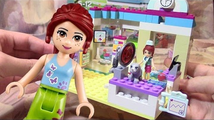 Лего френдс Ветеринарная клиника игрушки для девочек Мистер Желтая губка