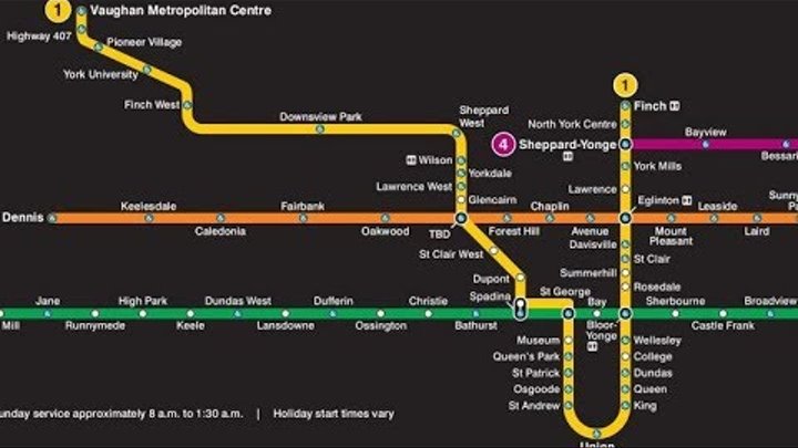 Станция метро в Торонто (Sheppard West)