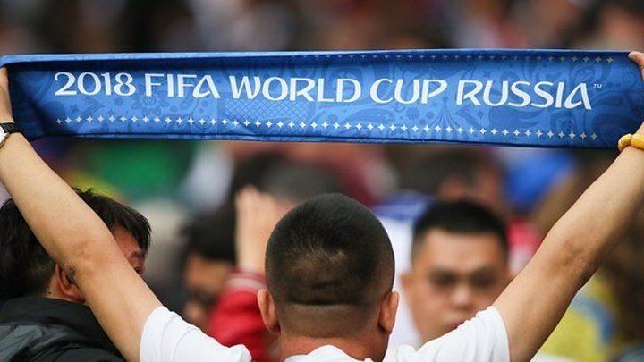 Матч Англия-Бельгия на FIFA Fan Fest в Москве