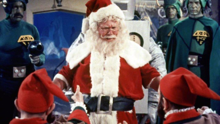 Санта Клаус завоевывает марсиан (1964) Фантастика, Комедия, Семейный