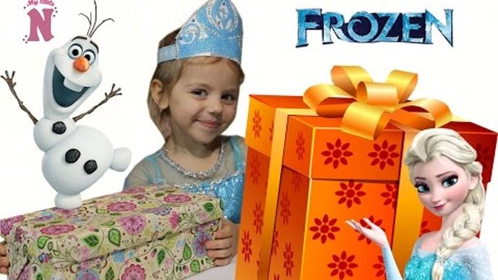 Игрушки FROZEN Холодное сердце Костюм Принцесса Эльза surprise FROZEN for children unboxing