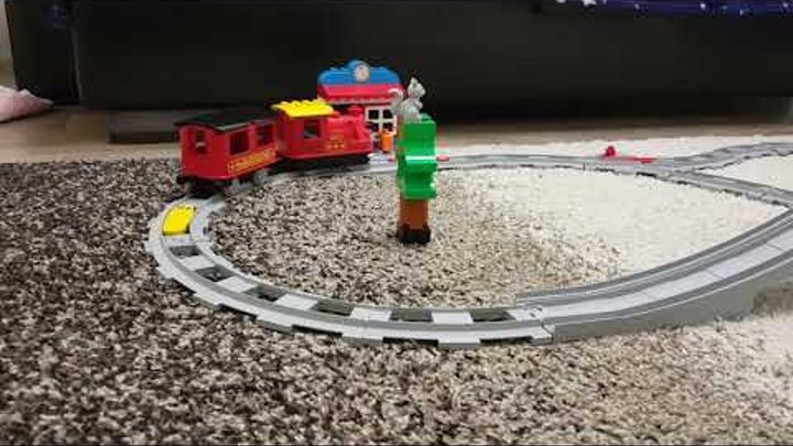 Лего Дупло Поезд на паровой тяге