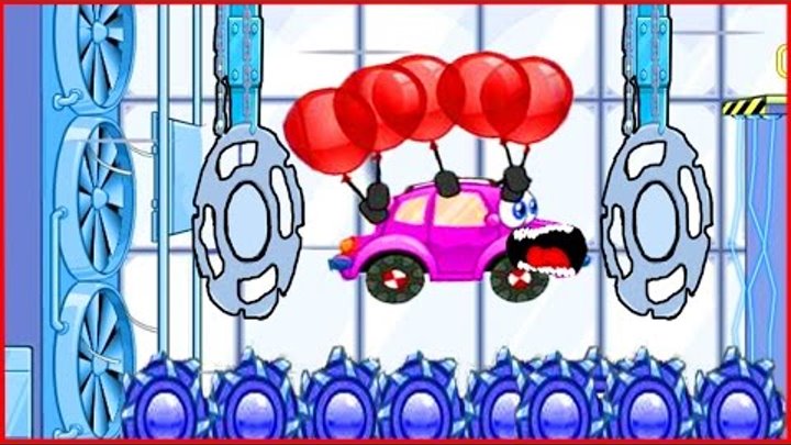 Вилли Wheely Мультик мультфильм игра для детей малышей про красную машинку