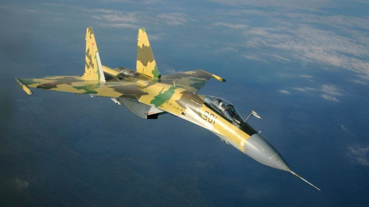 «За державу не обидно!» Пируэты и секреты Су-35C Su-35S (Flanker)