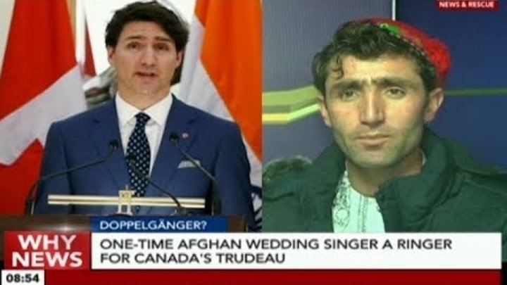 One-time Afghan wedding singer a ringer for Canada's Trudeau
