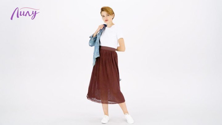 Базовый гардероб: юбка миди