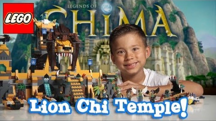 LION CHI TEMPLE - LEGO Legends of Chima Set 70010 Time-lapse Build, Unboxing & Review by EvanTubeHD