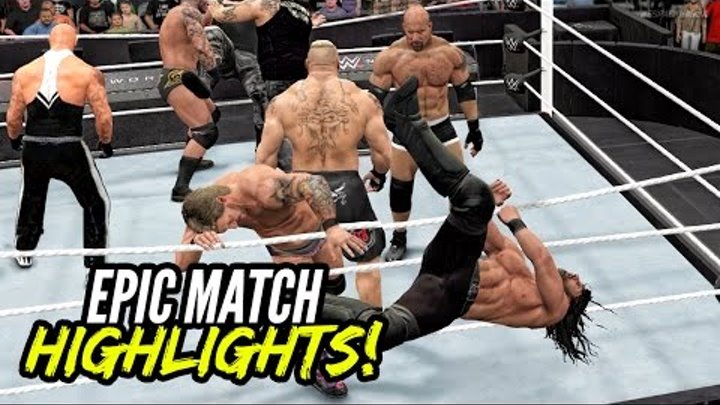 WWE 2K17 Royal Rumble 2017 | Epic Match Highlights!