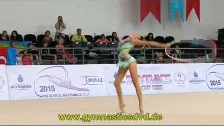 Polina Romashova - RUS - Istanbul Rhythmic Cup 2015 - Junior 2001 - 04