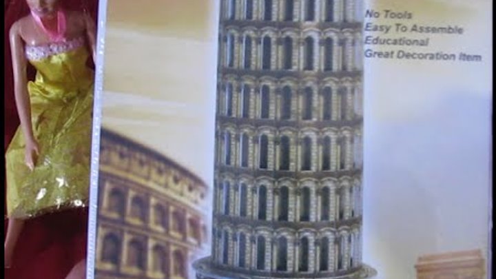 Пезанская башня 3д пазлы Leaning Tower of Pisa super puzzle