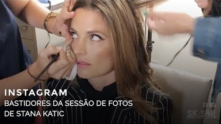 Instagram: bastidores da sessão de fotos de Stana Katic (Legendado)