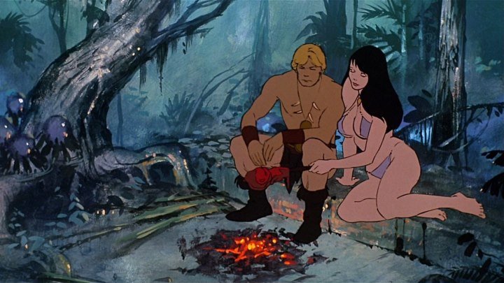 Огонь и лед / Fire and Ice (США 1983) мультфильм, фэнтези, приключения