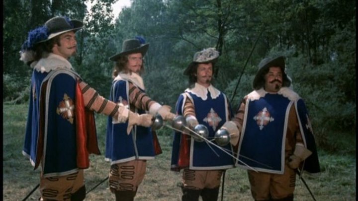 "Четыре мушкетера" и "Четверо против кардинала" 1974г. (Советский дубляж) FULL HD