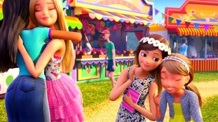 Барби #1 Барби и Щенки в Поисках Сокровищ на русском все новые серии подряд 2016 Barbie мультик игра