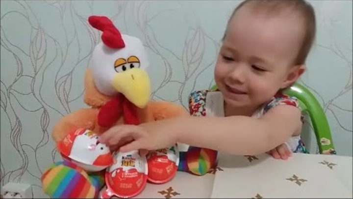 Киндер Джой Распаковка Челлендж 3 яйца Kinder surprises Kinder Joy Unpacking Новые серии 2016