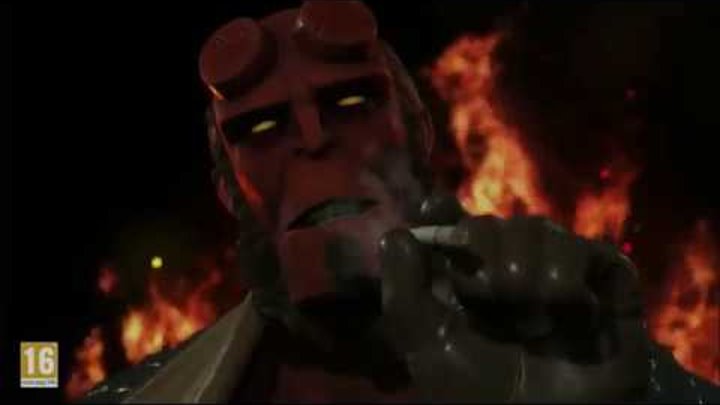 INJUSTICE 2 FIGHTER PACK 2 DLC reveal trailer - Black Manta, Raiden, Hellboy
